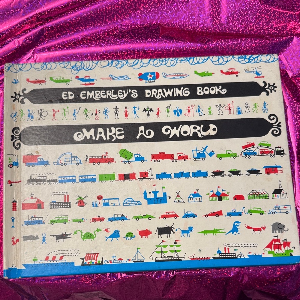 Ed Emberley's Drawing Book: Make a World - Kids Drawing Activity 1972